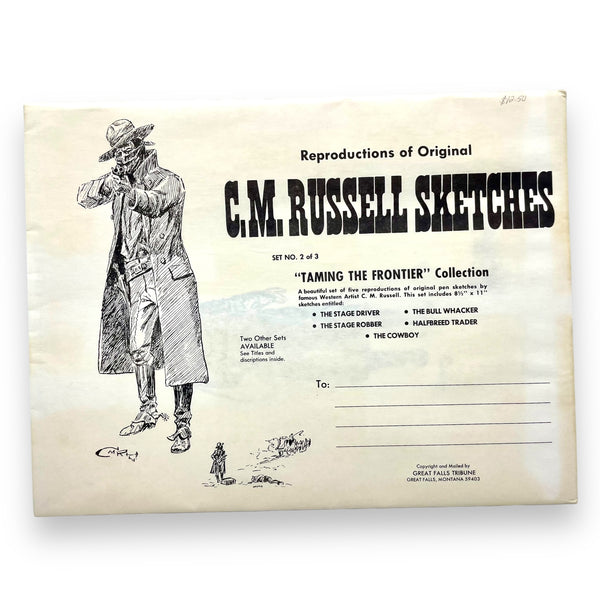 Charlie Russell Famous Sketches "Taming the Frontier" Collection