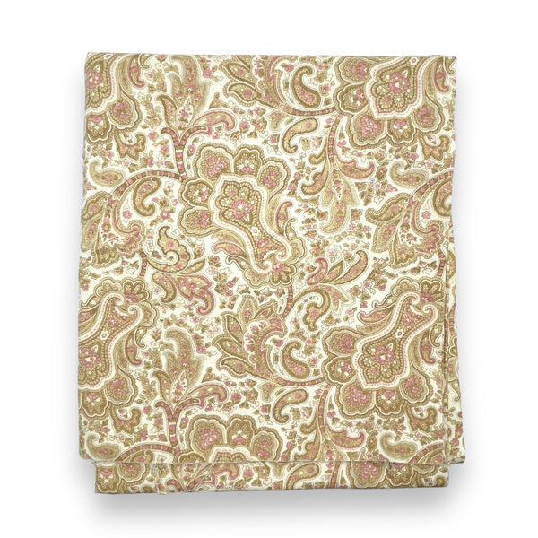 Champagne Paisley Cotton Fabric - 2 3/4 yds x 44"