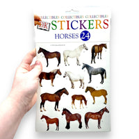 Vintage Horses Collectible Sticker Bundle