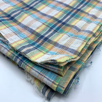 Plaid Shirting Cotton Fabric - 2 3/4 Yards x 44"