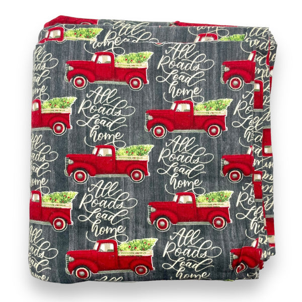 "All Roads Lead Home" Flannel Fabric - 5 yds x 44"