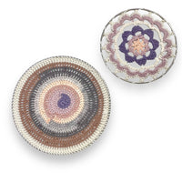 "Purple Haze"  Crochet Mandala Wall Hangings