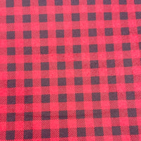 Buffalo Check Brushed Tricot Fabric - 3 yds x 60"