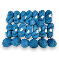 Denim Blue Peace Fleece Soviet American Wool Yarn Lot