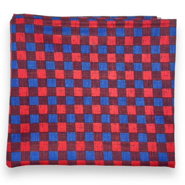 Checkered Americana Fabric - 3 yds x 44"