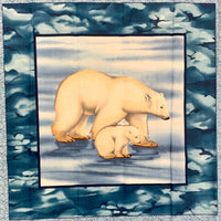 Polar Bears Fabric Panels