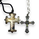 Sterling Silver Cross Necklace Bundle