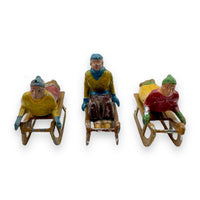 "Snow Sports" Vintage Barclay and Manoil Lead Toy Bundle