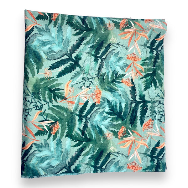 Jungle Cotton Fabric - 1 yds x 19"