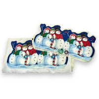 Snowman Applique Set