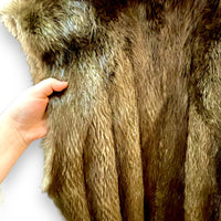 Vintage Deconstructed Fur Coat