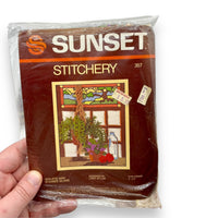 Sunset Stitchery Crewel Embroidery Kit Bundle