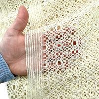 Funky Woven Lace Fabric - 6 1/4 yds x 54"