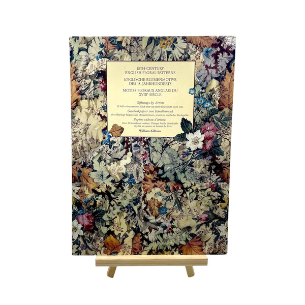 18th Century English Floral Patterns Gift Wrap Book