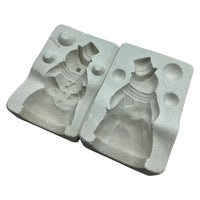 Vintage Duncan Ceramic Snowman Slip Cast Mold