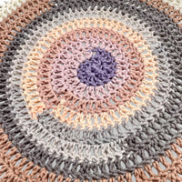 "Purple Haze"  Crochet Mandala Wall Hangings