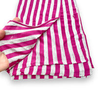 Fuchsia Stripe Jersey Single Knit Fabric - 2 yds x 60"