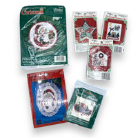 Christmas Ornament Cross Stitch Kit Bundle