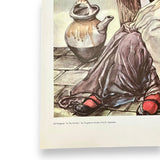 "In the Kitchen” Vintage Print by Tsuguharu Foujita