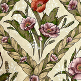 Floral Crosshatch Home Decor Fabric - 1 3/4 yds x 48"