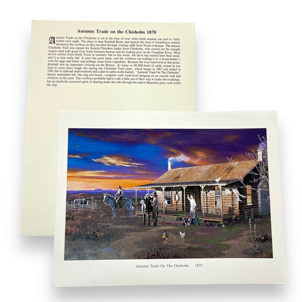 Reflections 150 Years On The Prairie Set By George Hallmark