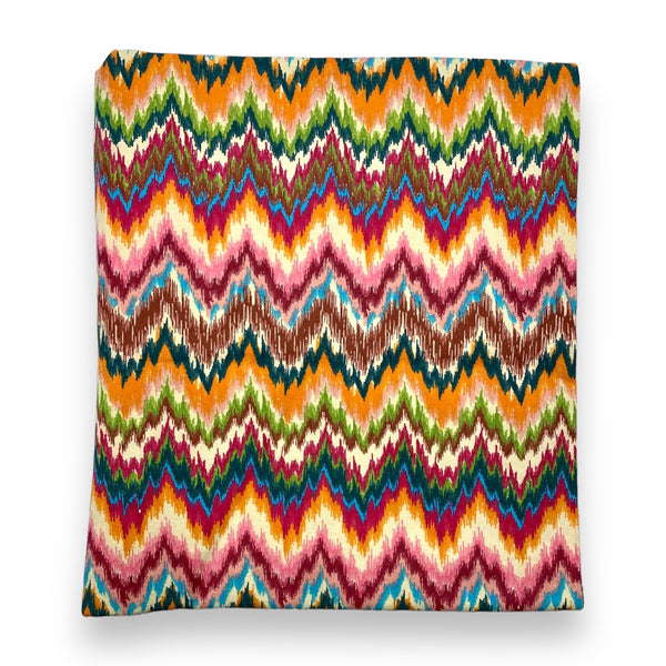 Rainbow Wave Length Flannel Fabric - 2 yds x 44"