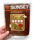 Sunset Stitchery Crewel Embroidery Kit Bundle