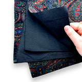 Dark Paisley Corduroy Fabric - 1 1/4 yds x 44"