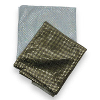 Gold + Silver Sequined Fabric Bundle