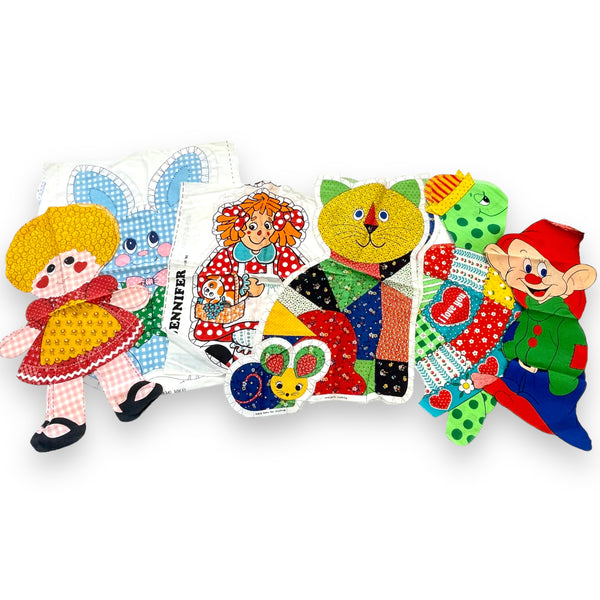 Vintage Characters Fabric Doll Bundle #1