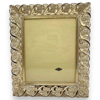 Vintage Ornate 24 Karat Gold Plated Frame