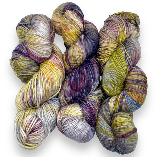 "Zombie Prom" Hand Dyed Yarn Bundle