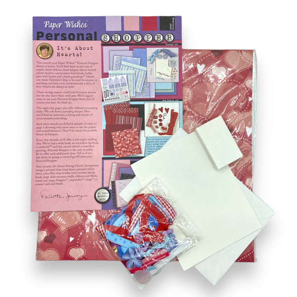 Paper Wishes Personal Shopper Kit - Valentines