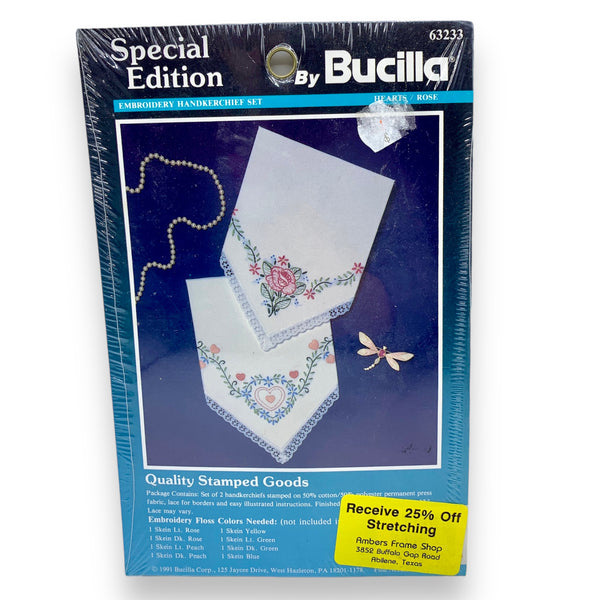 Bucilla Special Edition Handkerchief Stitch Kit