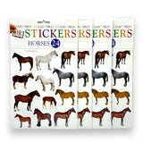 Vintage Horses Collectible Sticker Bundle