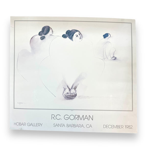 R.C. Gorman Signed Vintage Print