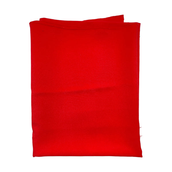 Firetruck Red Gabardine Fabric - 1 1/4 yds x 60"