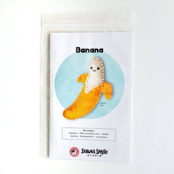 Banana DIY Felt Kit – Thistle Creative Reuse