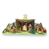 Vintage Christmas Manger Set