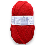 Red Guernsey Wool Yarn Bundle