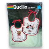 "Baby Bears" Christmas Heirloom Edition Stitchery Bibs Kit