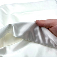 Cream Crepe-Backed Satin Fabric - 5 yds x 44"