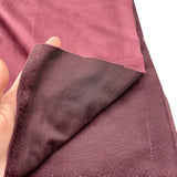 Wine Faux Suede Fabric - 2 yds x 60"