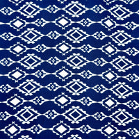 Contemporary Blue Poly Woven Fabric - 3 1/4 yds x 60"