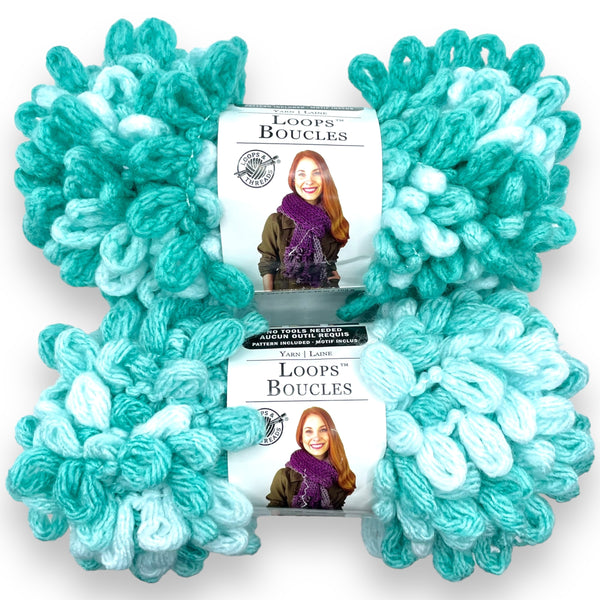 "Wintergreen" Loops Boucles Yarn Bundle