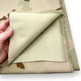 Khaki Camo Stretch Denim Fabric - 1 yd x 44"