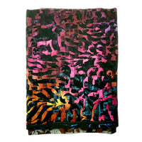Rainbow Leopard Glitch Chiffon Fabric - 1 3/4 yds x 60"
