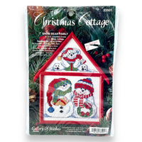 Christmas Cottage Vintage Cross Stitch Kit