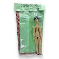 Wooden Doll with Patterns Kit