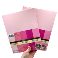 "Pink Buttons" Recollections Cardstock Bundle